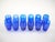 Val Saint Lambert Cobalt Blue Tableware Crystal Water, Service for 12 People For Sale In New York - Image 6 of 13