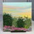 Morning Meadow Acrylic Painting Sunrise Landscape 8"x8" Original Signed Artwork For Sale - Image 4 of 7