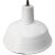 Vintage Industrial Factory White Enamel Pendant Lights For Sale - Image 5 of 5