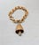 Napier Vintage 1970 Signed Napier Book Piece Goldtone "Wedding Bell" Charm Bracelet For Sale - Image 4 of 11