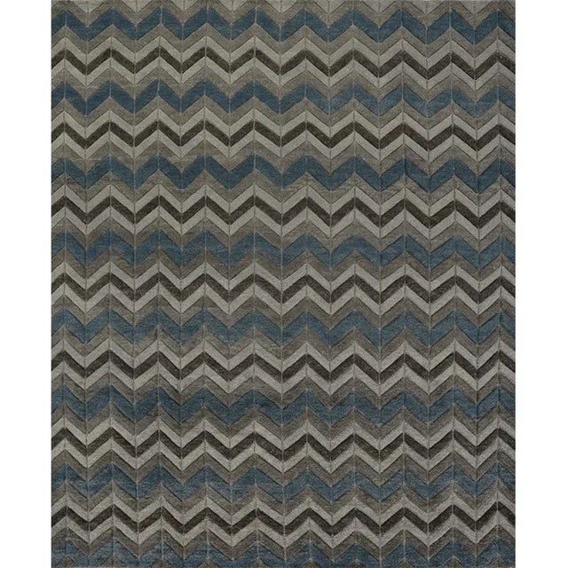 Handwoven Scandinavian Style Area Rug 8’5″ X 10’0″ For Sale In Dallas - Image 6 of 7