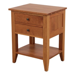 Gat Creek 2 Drawer Studio Crafted Cherry Nightstand For Sale