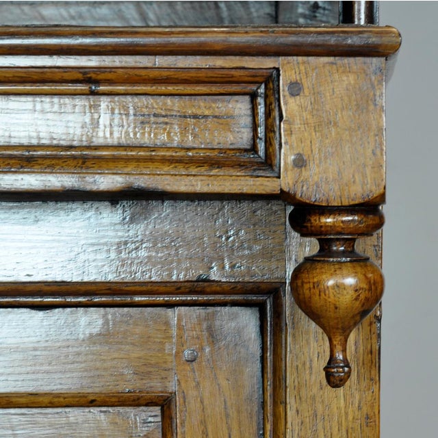 Antique Tridarn Cabinet in Oak, 1710 For Sale - Image 14 of 18