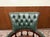 English Chesterfield Desk Chair Green For Sale - Image 5 of 8