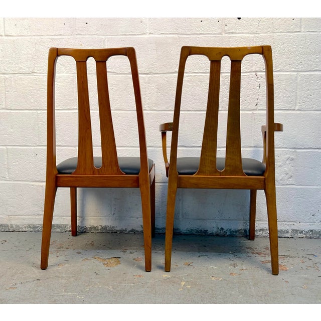 Mid 20th Century Mid 20th Century Upholstered Danish Dining Chairs- Set of 6 For Sale - Image 5 of 11