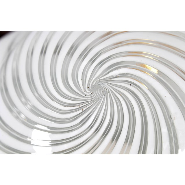 Mid-Century Murano Glass and Metal Table Lamps by F. Fabbian, Italy, 1970s, Set of 2 For Sale - Image 4 of 16