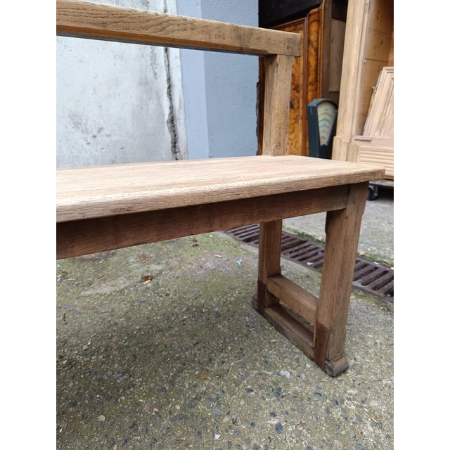 Church Bench in Oak For Sale - Image 9 of 18