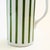 MCM LaGardo Tackett Green Striped Porcelain Pitcher - Schmid International Porcelain For Sale - Image 10 of 13