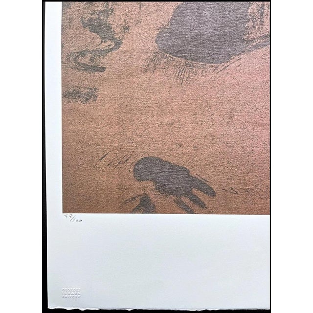 Andy Warhol "Mona Lisa negative" offset lithograph in colors on Arches paper, Georges Israel Editeur, sheet size 38,5 x 57...