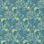 Morris & Co Morris Seaweed Wallpaper in Cobalt/Thyme - a Sample For Sale