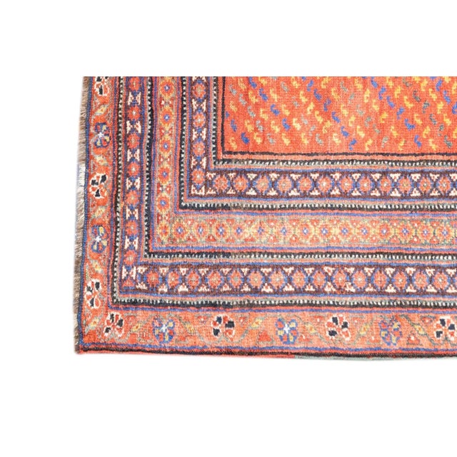 Antique Afshar Rug 7'3'' x 10'11'' For Sale - Image 12 of 12