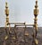 Pair of Handmade Italian Solid Brass Fireplace Andirons For Sale - Image 4 of 7
