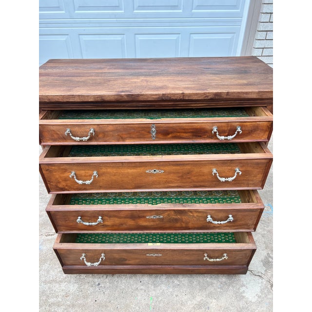 Wood French 19th Century Louis Philippe Walnut Chest of Drawers For Sale - Image 7 of 12