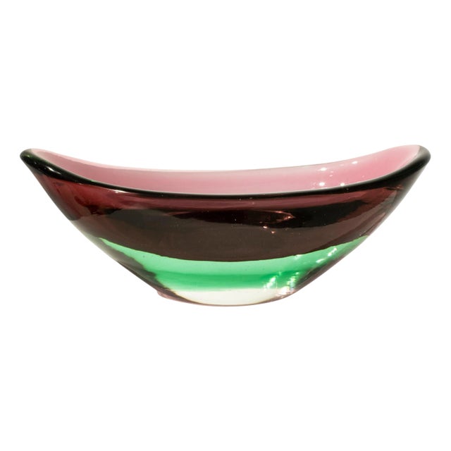 Hand-Crafted Pink Murano Center Piece, 1970 For Sale