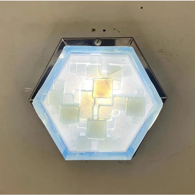Mid 20th Century Mid 20th Century Hexagonal Modular Sconces by Poliarte For Sale - Image 5 of 10