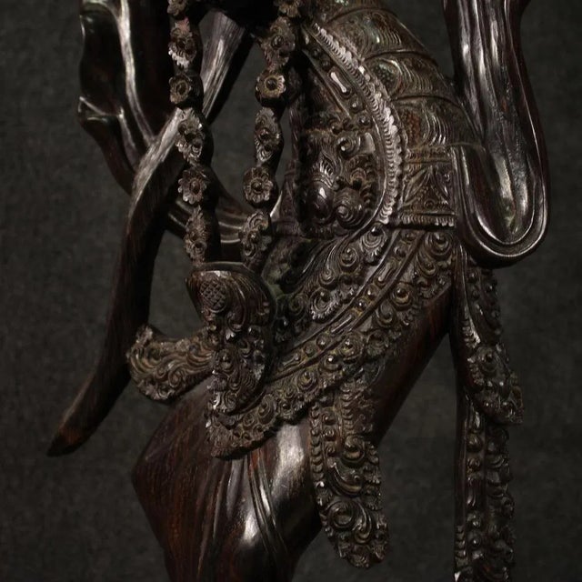 1960s Indonesian Artist, Dancer Figure, 1960, Wood For Sale - Image 5 of 13