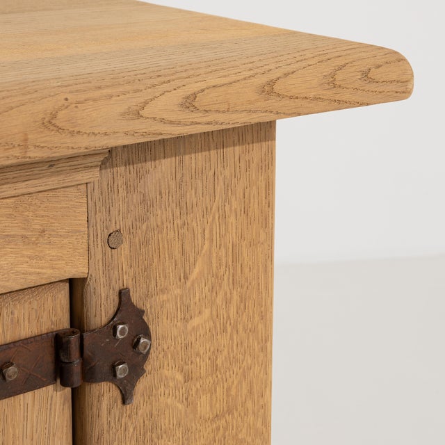 Brutalist Oak Brutalist Cabinet For Sale - Image 3 of 15