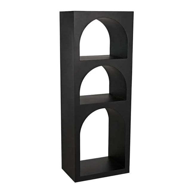 Mid-Century Modern NOIR Aqueduct Bookcase, A, Black Metal For Sale - Image 3 of 8