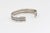 Late 20th Century Tahe Navajo Native American Sterling Silver Cuff Bracelet For Sale - Image 5 of 11