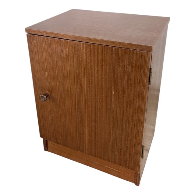 Vintage Teak Bedside Cabinet For Sale