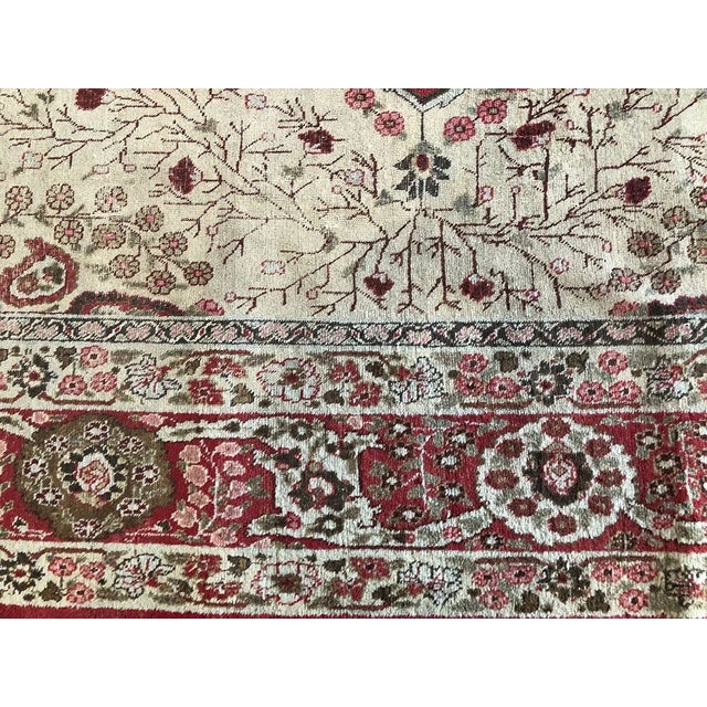 Antique Decorative Persian Tabriz Haji Jalili Style Rug For Sale - Image 4 of 8