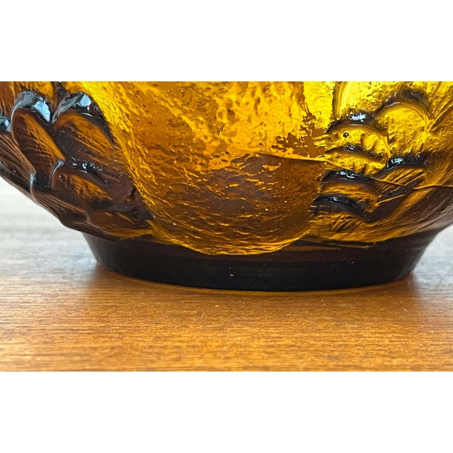 Mid-Century Modern Glass Bowl with Dove by Pertti Santalahti for Humppila, 1960s For Sale - Image 16 of 18