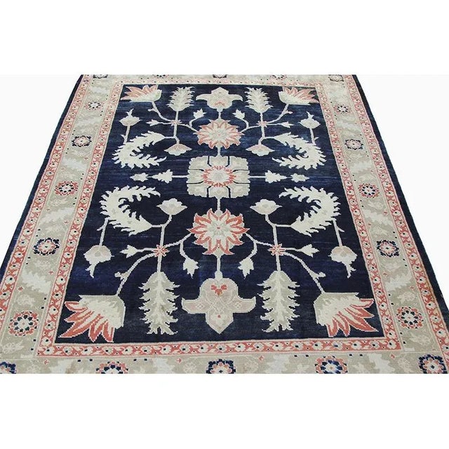 2010s Handwoven Persian Tabriz Area Rug 5’1″ X 7’0″ For Sale In Dallas - Image 6 of 12
