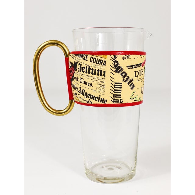 Midcentury Glass Pitcher by Carl Auböck, Austria, 1950s For Sale - Image 14 of 15