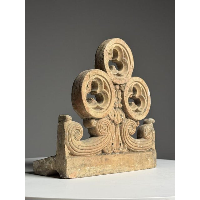 Neo-Gothic Terracotta Ornaments, Set of 2 For Sale - Image 15 of 18