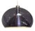 Dutch Space Age Mushroom Pendant Lamp in Grey-Blue Smoked Acrylic with Metal Insert from Dijkstra For Sale