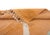 A soft mint house-shaped motif hovers above a graceful cream chevron on a rich burnt orange ground, giving this handwoven...