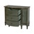 2020s Sheffield 40 in. W Demilune Wood 3 Drawer 2 Door Accent Cabinet, Royal Pastel Green For Sale - Image 5 of 11