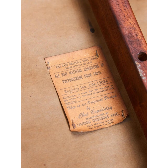 Vintage Chet Beardsley for California Living Designs Set of Eight Mid Century Dining Chairs For Sale - Image 12 of 12