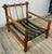 Ivory Vintage Lounge Chair in Pine and Ecru Bouclé Fabric, 1970s For Sale - Image 8 of 12