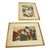 Japanese Artist, Figurative Scenes, 20th Century, Prints, Framed, Set of 2 For Sale