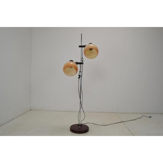 Gold Mid-Century Floor Lamp, 1970s For Sale - Image 8 of 18