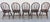 Beautiful, matching set of five (5) vintage braced bow-back Windsor dining side chairs by the renowned Habersham Furniture...
