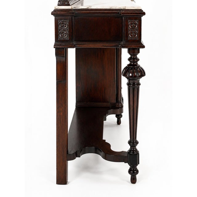 19th Century Art Nouveau Venetian Console & Mirror from Testolini e Salviati For Sale - Image 9 of 18