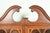 Baker Furniture Style Georgian Burled Walnut Breakfront Bookcase Cabinet, Circa 1960s For Sale - Image 13 of 17