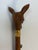 German Black Forest Style Carved Deer Head Baton with Brass Mounts, Circa 1930s For Sale - Image 14 of 14