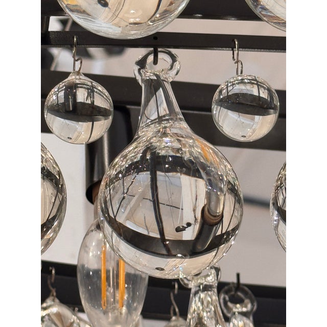 Ochre Arctic Pear Oval Chandelier For Sale - Image 10 of 12