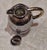 Vintage Chrome Hammered Insulated Coffee & Tea Server, Made in Taiwan, C. 1980s For Sale - Image 10 of 11
