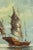 Chinese Trading Ships at Sea Original Painting by W. S. Chiang For Sale In Philadelphia - Image 6 of 13