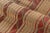 Vintage Square Tuareg Mat in Red and Green Tribal Geometric Patterns For Sale In New York - Image 6 of 7