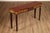 High Quality American Made Mahogany Serpentine Server or Console Table with Carved Urn Accent and Square Reeded Legs