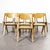 Beech Stacking Dining Chairs attributed to Bombenstabil, 1960s, Set of 8 For Sale - Image 3 of 10