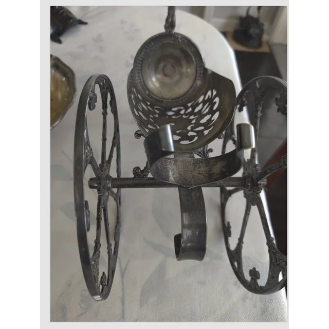 Late 19th Century Bottle Holder Trolley in Silver Metal, Germany Wmf For Sale In Tampa - Image 6 of 12