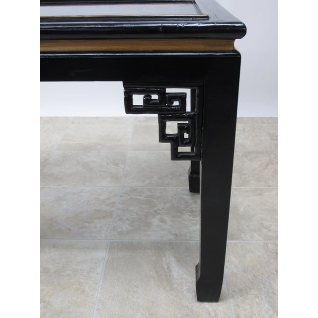 Gilded Chinoiserie Style Side Table For Sale - Image 10 of 13