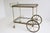 French Brass Bar Cart from Maison Baguès, 1950s For Sale - Image 9 of 12