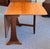 Brown Classic Space-Saving Mid Century Modern Teak Drop Leaf Dining Table c.1960 For Sale - Image 8 of 11